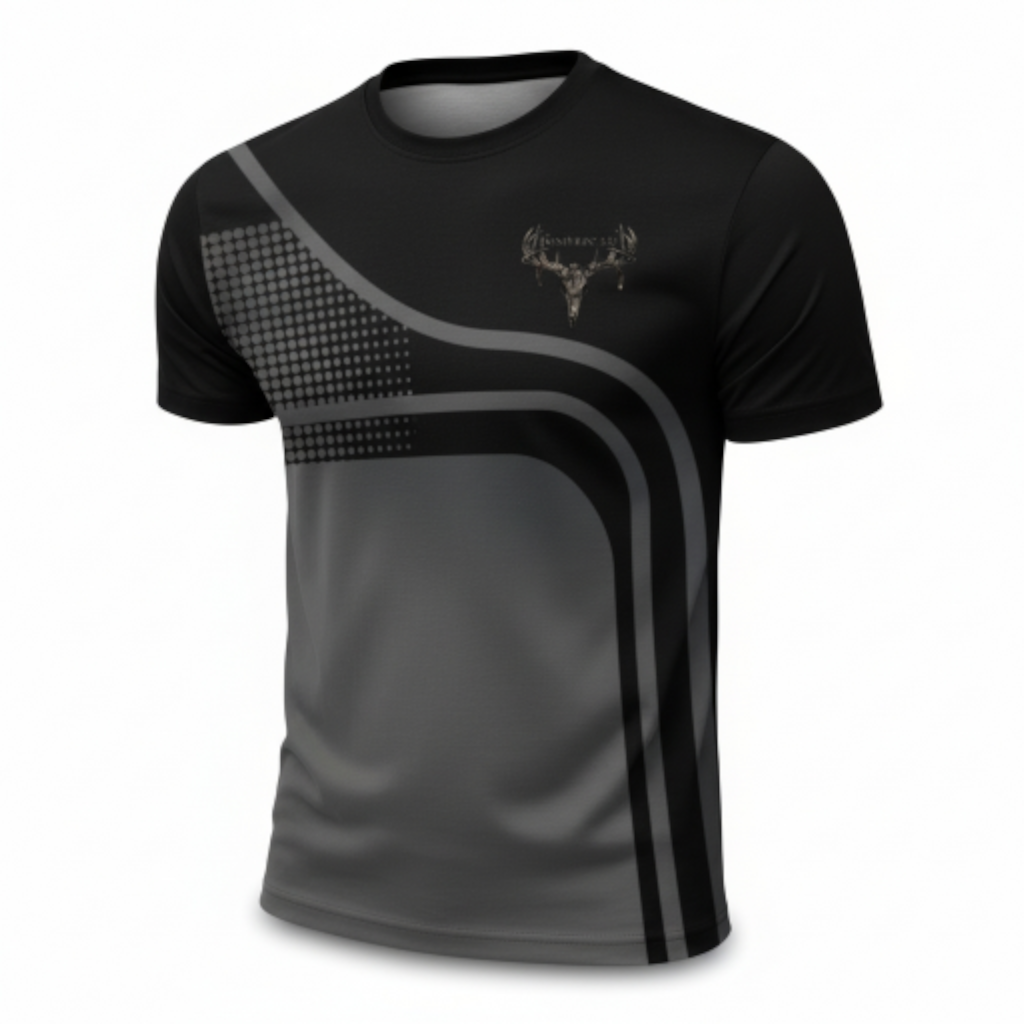 Men's Short Sleeve Shirt - Deer Graphic