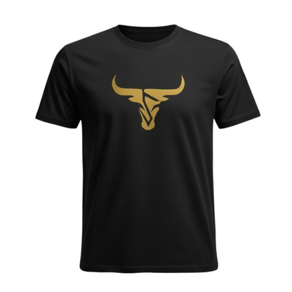 Men's short sleeve shirt - Bull graphic