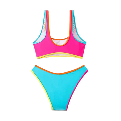 Women's Colorblock Bikini Set